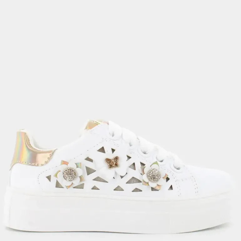 SNEAKERS BIANCO ORO AG17047