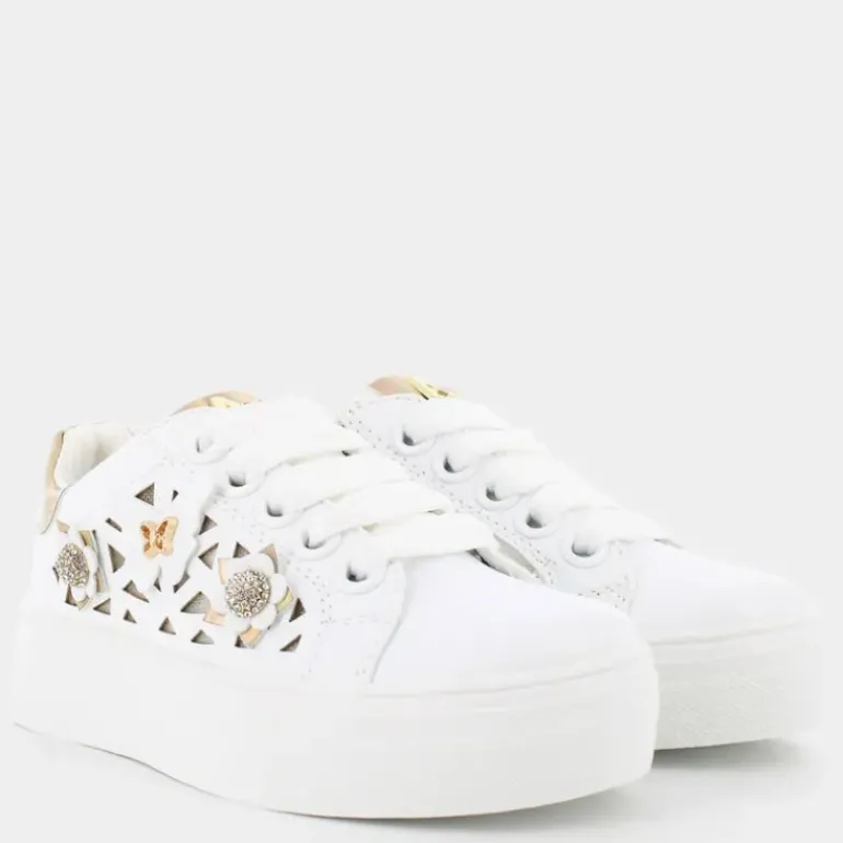 SNEAKERS BIANCO ORO AG17047
