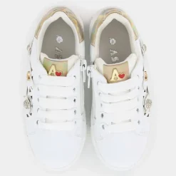 SNEAKERS BIANCO ORO AG17047