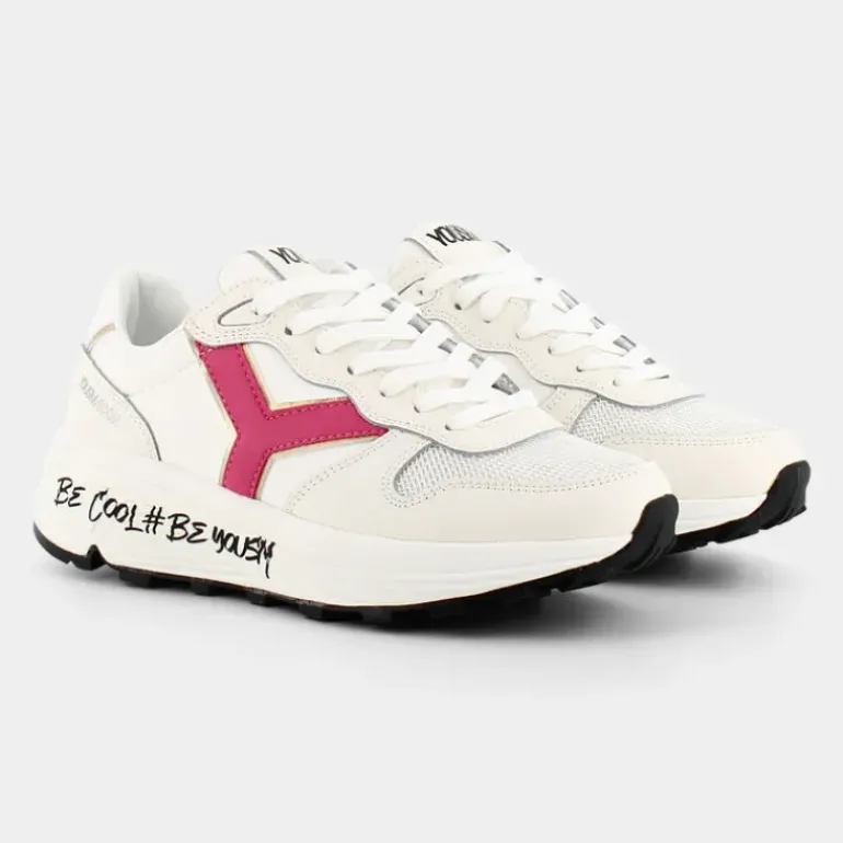 SNEAKERS BIANCO ROSA OW-E21D-06