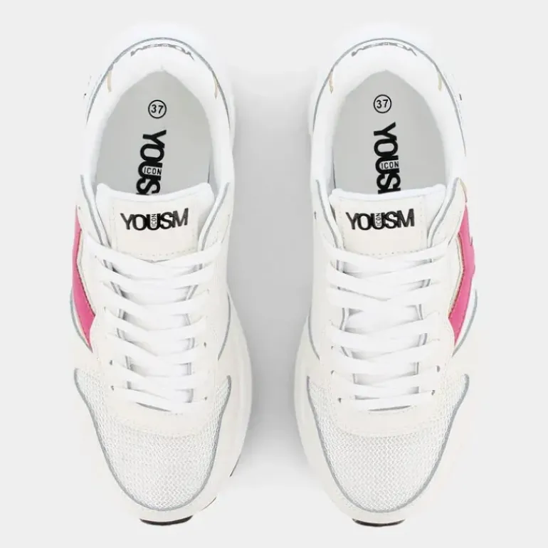 SNEAKERS BIANCO ROSA OW-E21D-06