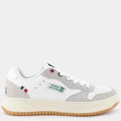 SNEAKERS BIANCO/VERDE MM-342