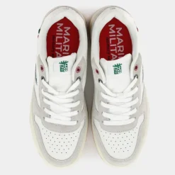 SNEAKERS BIANCO/VERDE MM-342