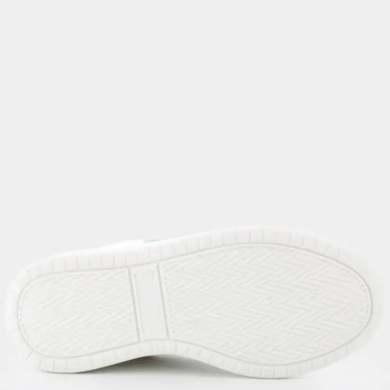 SNEAKERS BIANCO VERDE SM-E25B-06