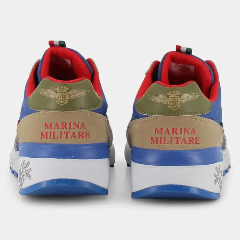 SNEAKERS BLU/MARRONE MM-2275