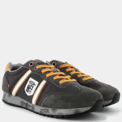 SNEAKERS GRIGIO/OCRA MM256