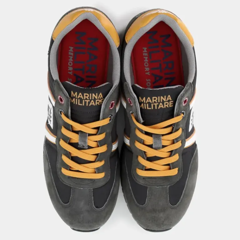 SNEAKERS GRIGIO/OCRA MM256