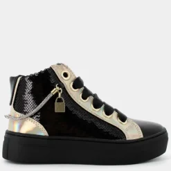 15937- SNEAKERS NERO ORO AG-16504