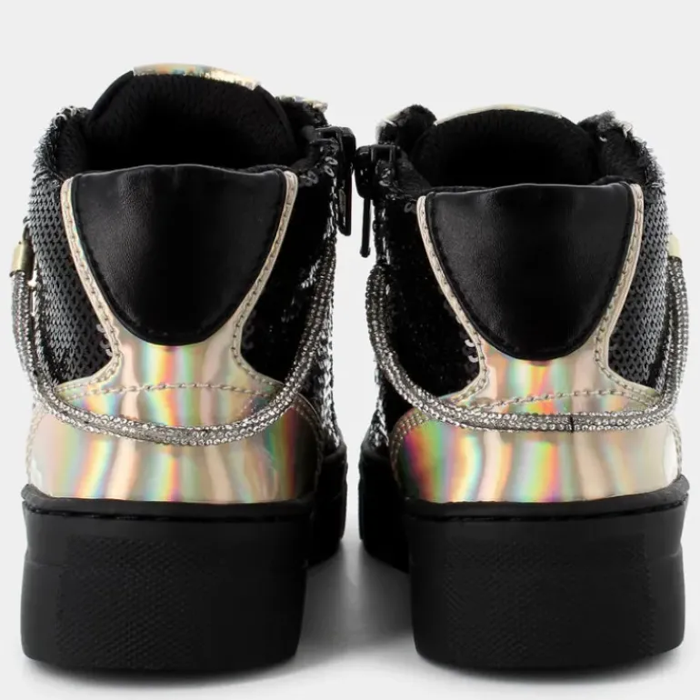 15937- SNEAKERS NERO ORO AG-16504