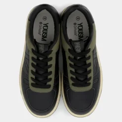 SNEAKERS NERO/VERDE OLIVA HZ-I24U-03