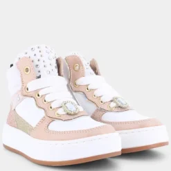 15194- SNEAKERS ROSA BIANCO ORO AG15562