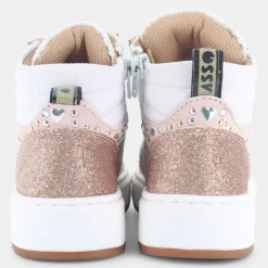 15194- SNEAKERS ROSA BIANCO ORO AG15562