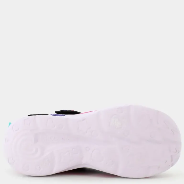 SNUGGLE SNEAKS - SKECH SQUAD- SPORTIVE BLACK SPARKLE/MULTI 302214L