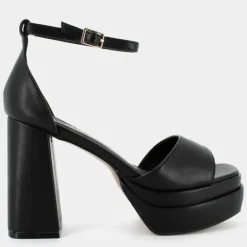 SOFT- SANDALI NERO RE-E24D-07