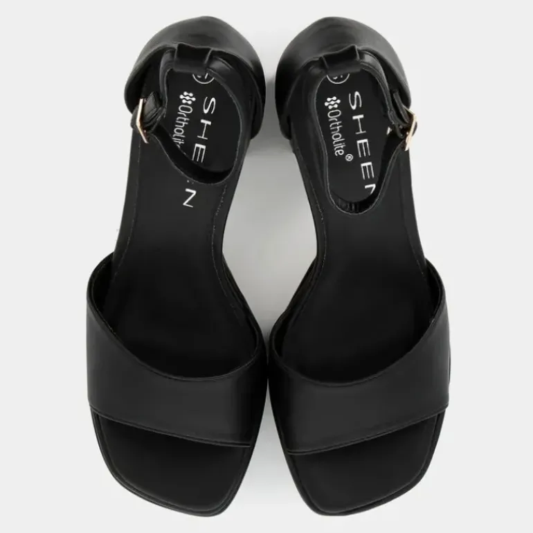 SOFT- SANDALI NERO RE-E24D-07