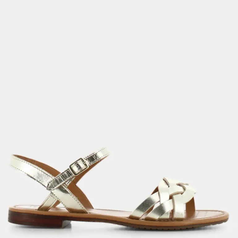 SOZY- SANDALI PLATINO D35LXB000CFC2012