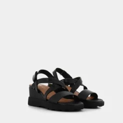 SPHERICA- SANDALI NERO D35G0D000TUC9999