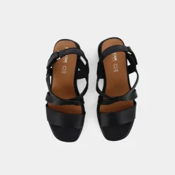 SPHERICA- SANDALI NERO D35G0D000TUC9999