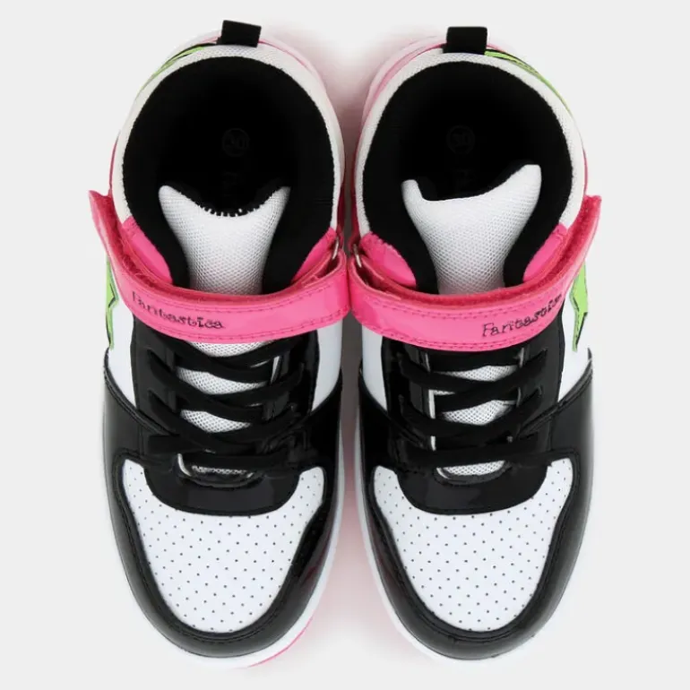 SPORTIVE NERO/FUCSIA/VERDE FLUO ES-I24S-19