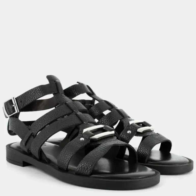 STASH- SANDALI NERO AP-E25D-04
