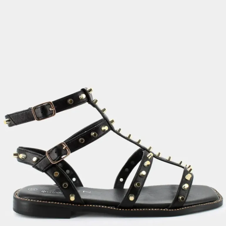 SU SOFT- SANDALI NERO RE-E24D-16