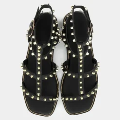 SU SOFT- SANDALI NERO RE-E24D-16