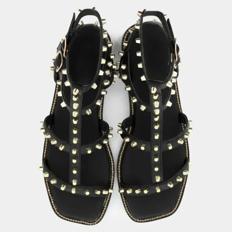 SU SOFT- SANDALI NERO RE-E24D-16