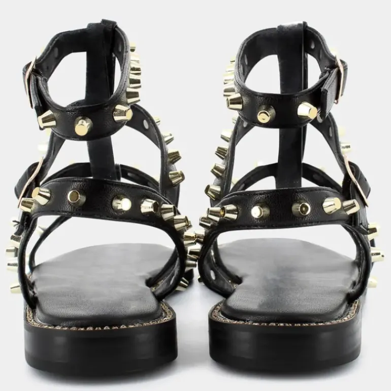 SU SOFT- SANDALI NERO RE-E24D-16