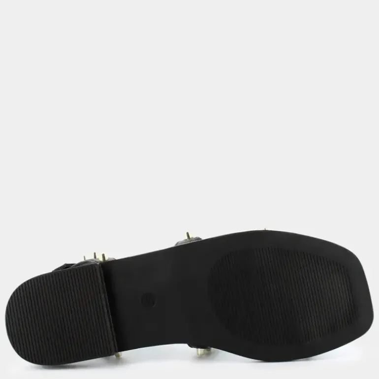SU SOFT- SANDALI NERO RE-E24D-16