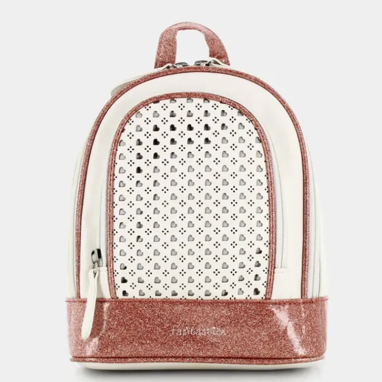 TECNA- ZAINI E ACCESSORI BIANCO-ROSA EN-E23-105