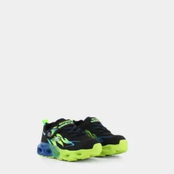 THERMO-FLASH- SPORTIVE Black Synthetic / Mesh / Blue & Lime Trim 400103L