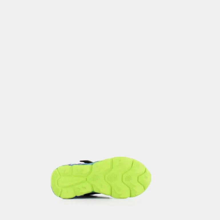 THERMO-FLASH- SPORTIVE Black Synthetic / Mesh / Blue & Lime Trim 400103L