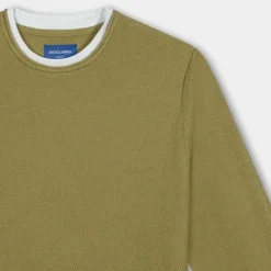 TWINN KNIT CREW NECK- MAGLIE E FELPE CEDAR 12227443