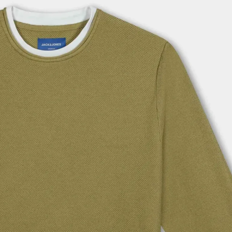 TWINN KNIT CREW NECK- MAGLIE E FELPE CEDAR 12227443