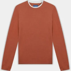 TWINN KNIT CREW NECK- MAGLIE E FELPE MARRONE 12227443