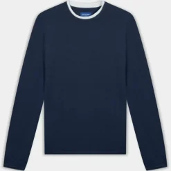 TWINN KNIT CREW NECK- MAGLIE E FELPE BLU 12227443