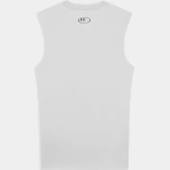 UA HG Armour Comp LS- T-SHIRT BIANCO 1361522