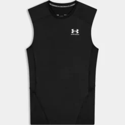 UA HG Armour Comp LS- T-SHIRT NERO 1361522