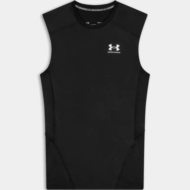 UA HG Armour Comp LS- T-SHIRT NERO 1361522
