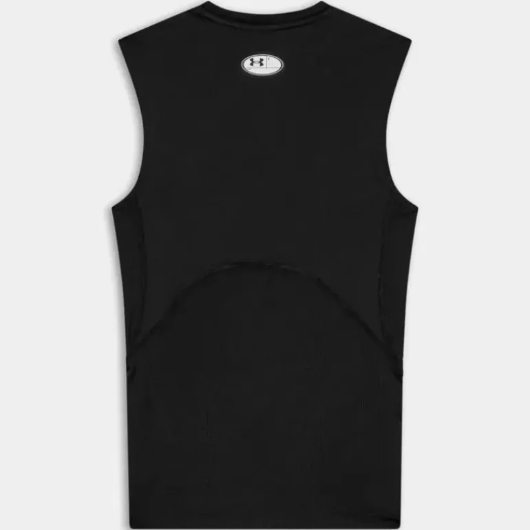 UA HG Armour Comp LS- T-SHIRT NERO 1361522