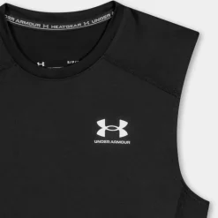 UA HG Armour Comp LS- T-SHIRT NERO 1361522
