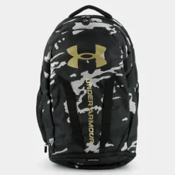 UA HUSTLE 5.0- ZAINI BLACK CAMO GOLD 1361176