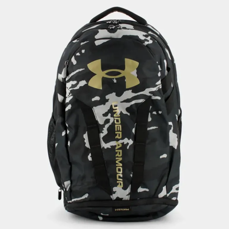UA HUSTLE 5.0- ZAINI BLACK CAMO GOLD 1361176