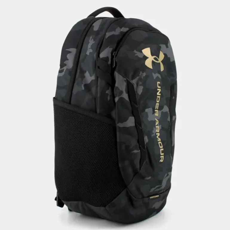 UA HUSTLE 6.0- ZAINI BLACK/METALLIC GOLD 1384672
