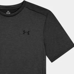 UA TECH VENT SS- T-SHIRT NERO 1376791
