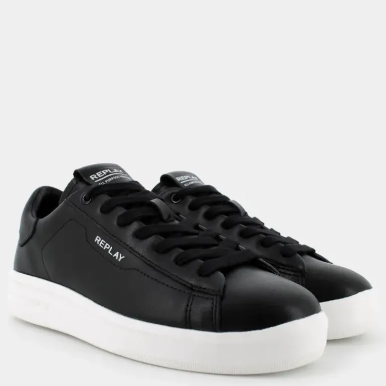 UNIVERSITY M DIRECT- SNEAKERS WHITE/BLACK RZ4O0014L