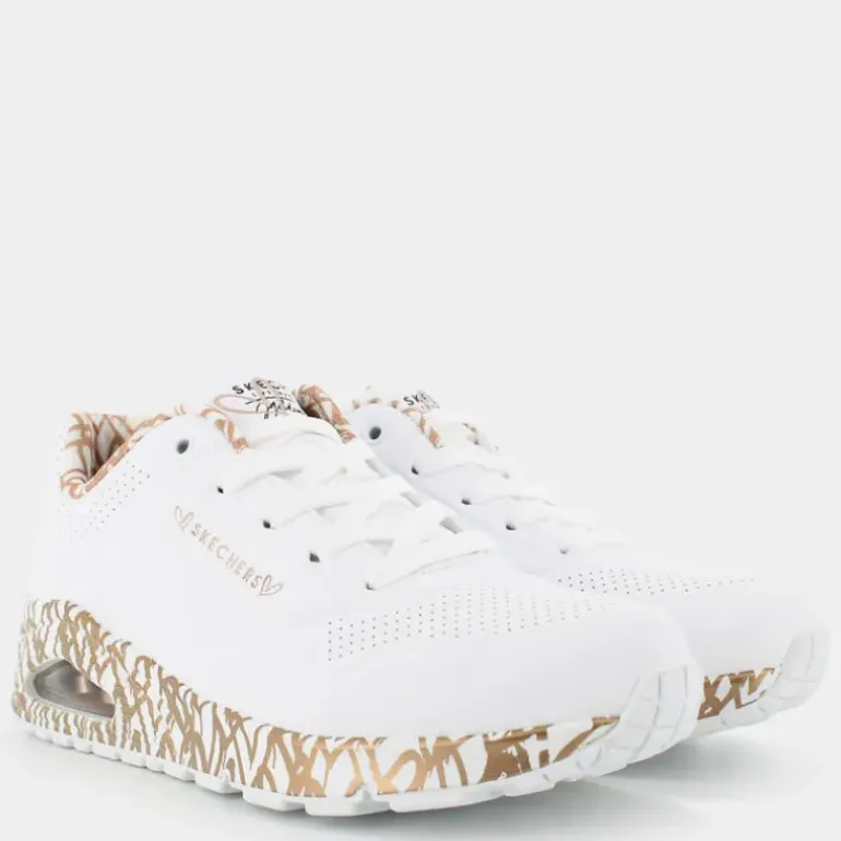 UNO - LOVING LOVE- SPORTIVE White/Rose Gold Print 155506