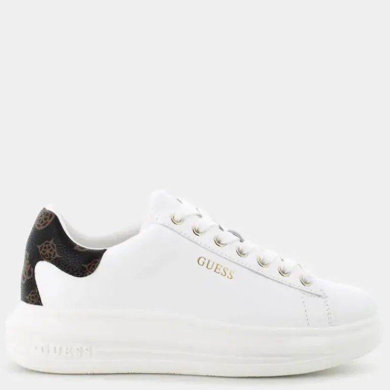 VIBO- SNEAKERS BIANCO/ OCRA FL8