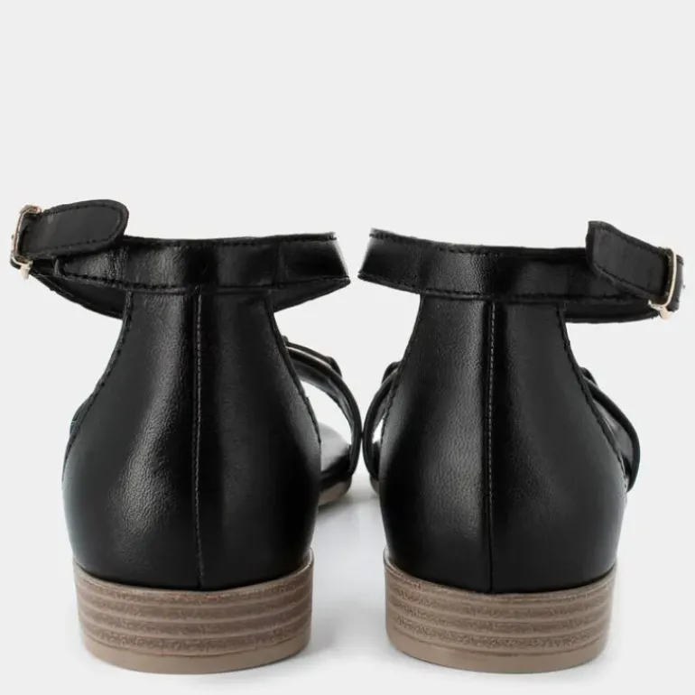VISY- SANDALI NERO IT-E24D-07