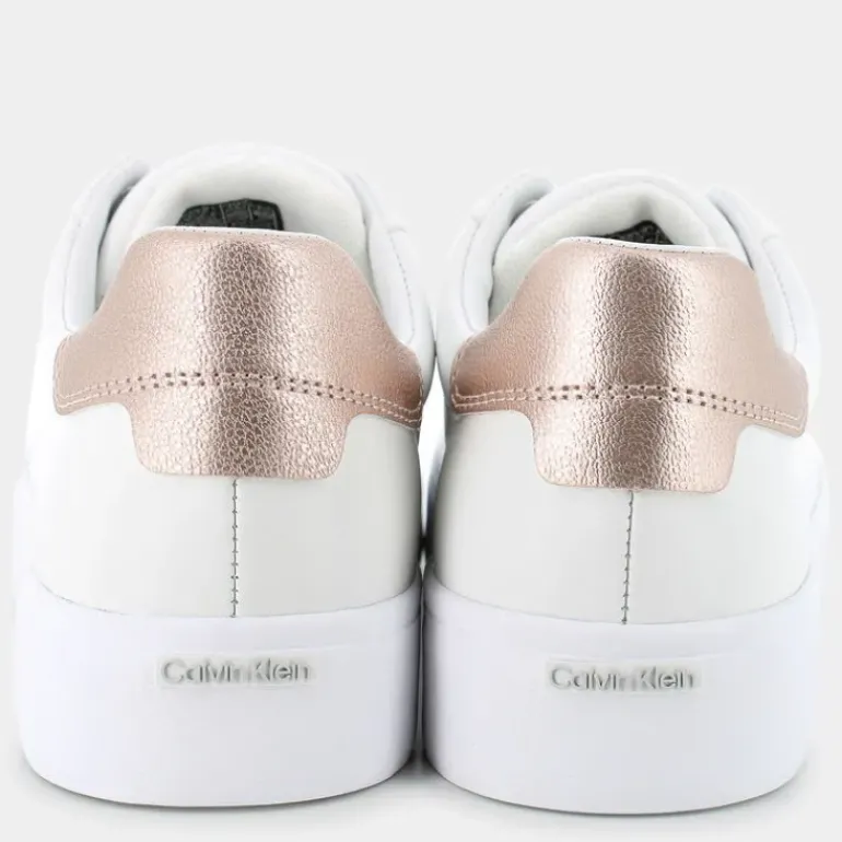 VULCANIZED LACE UP- SNEAKERS White/Metal Cameo HW021040K6